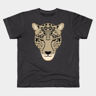 Cheetah face Kids T-Shirt